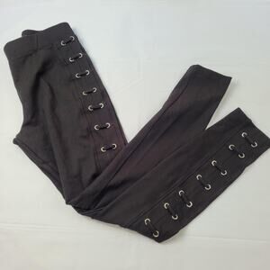 Black Lattice Leggings by Romeo Juliet Couture size Small